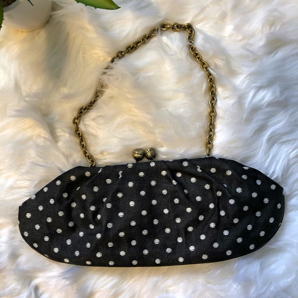 Franchi Handbags - FRANCHI collection,black w/white pattern accents